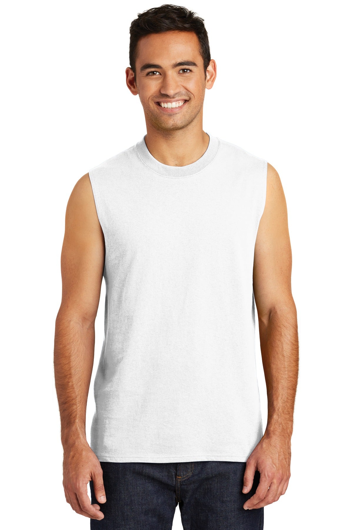 Port & Company Core Cotton Sleeveless Tee. PC54SL