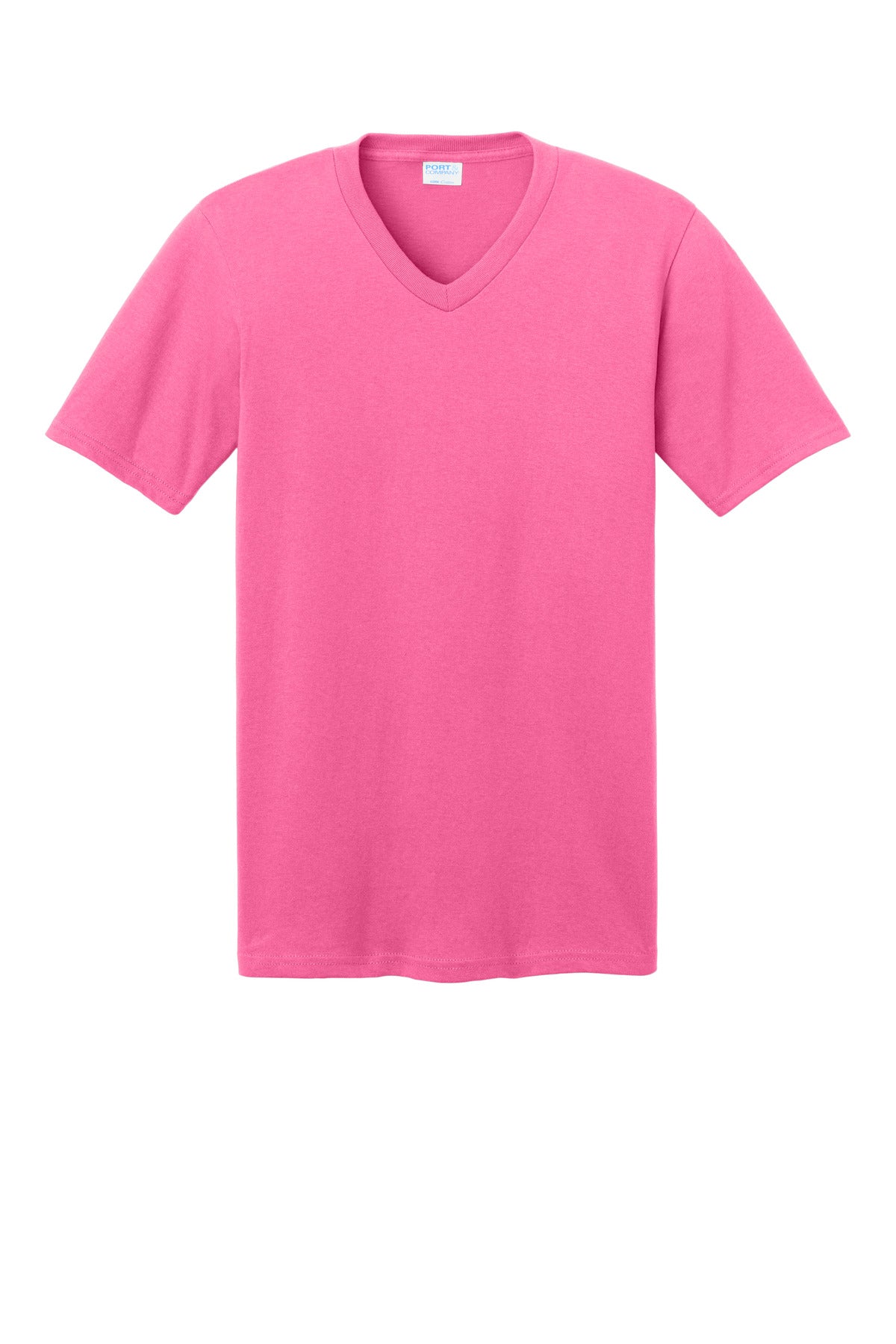 Port & Company Core Cotton V-Neck Tee. PC54V