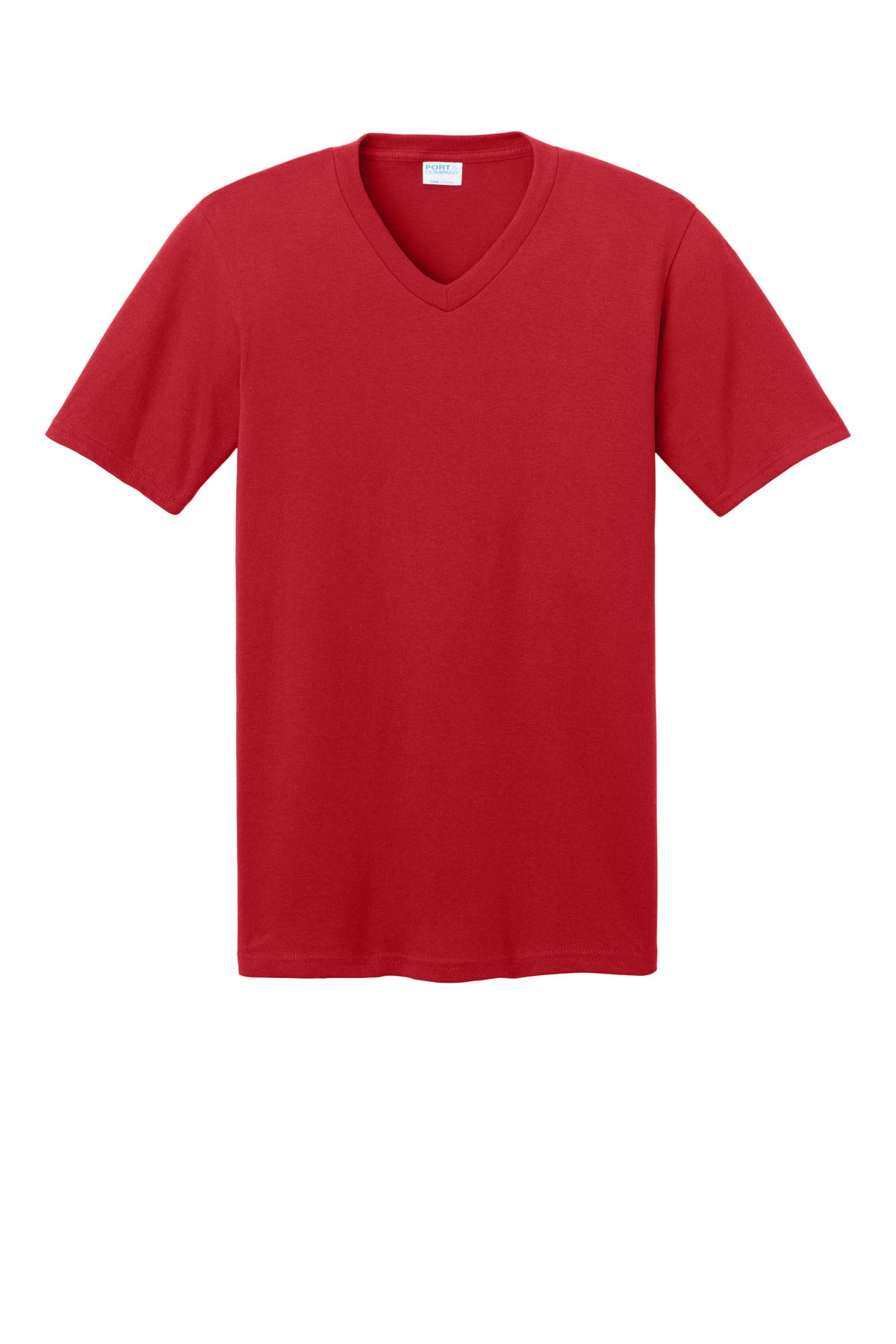Port & Company Core Cotton V-Neck Tee. PC54V