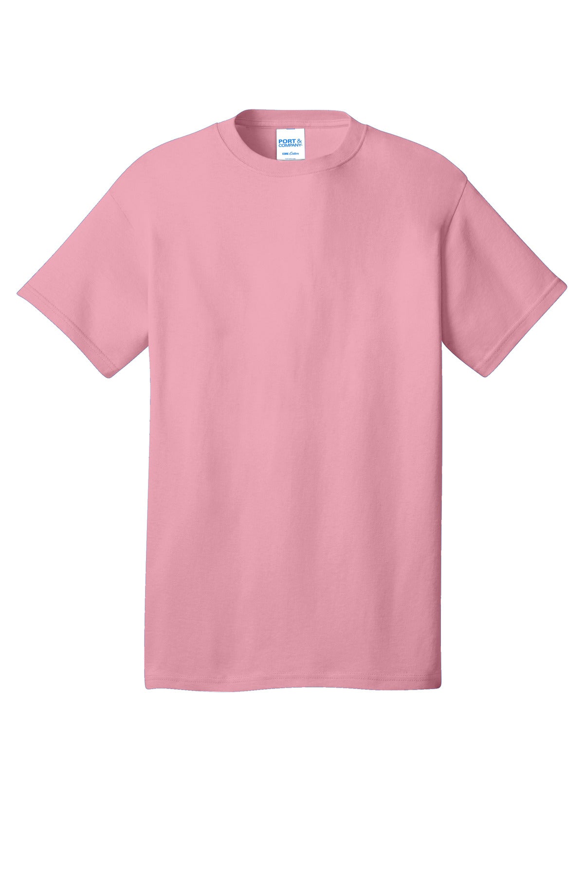 Port & Company - Core Cotton Tee. PC54 Candy Pink