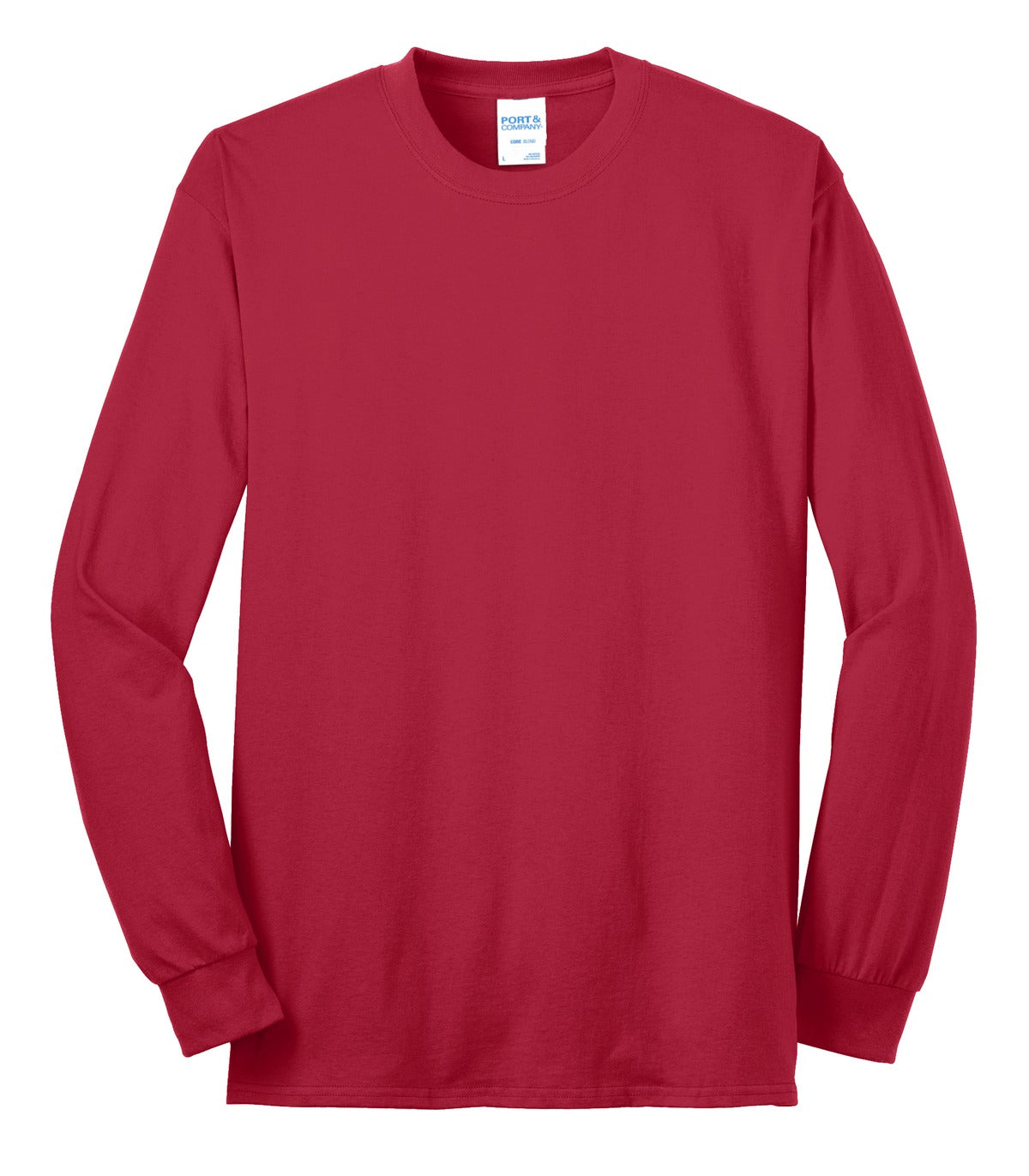 Port & Company Tall Long Sleeve Core Blend Tee. PC55LST