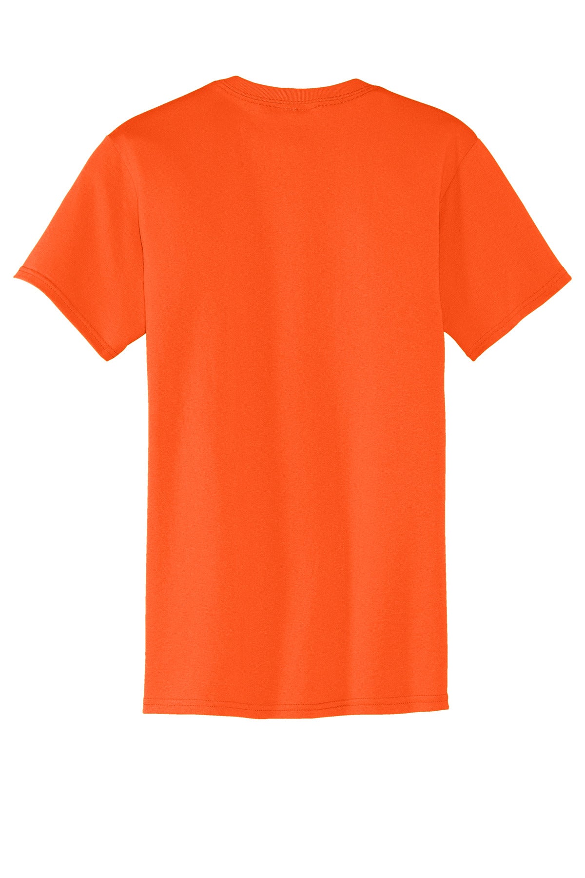 Port & Company - Core Blend Pocket Tee. PC55P Safety Orange