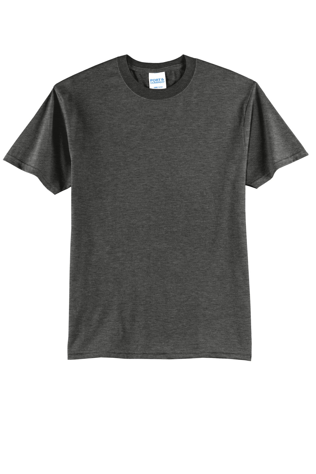 Port & Company - Core Blend Tee. PC55 Black Heather