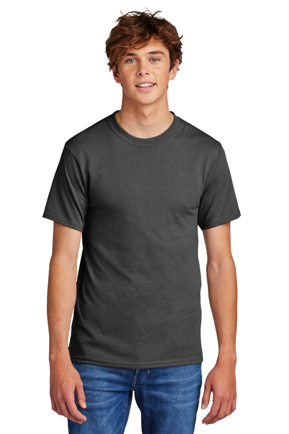 Port & Company - Core Blend Tee. PC55 Charcoal