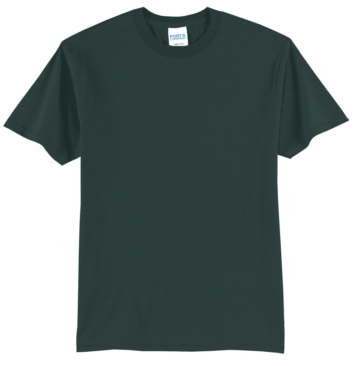 Port & Company - Core Blend Tee. PC55 Dark Green