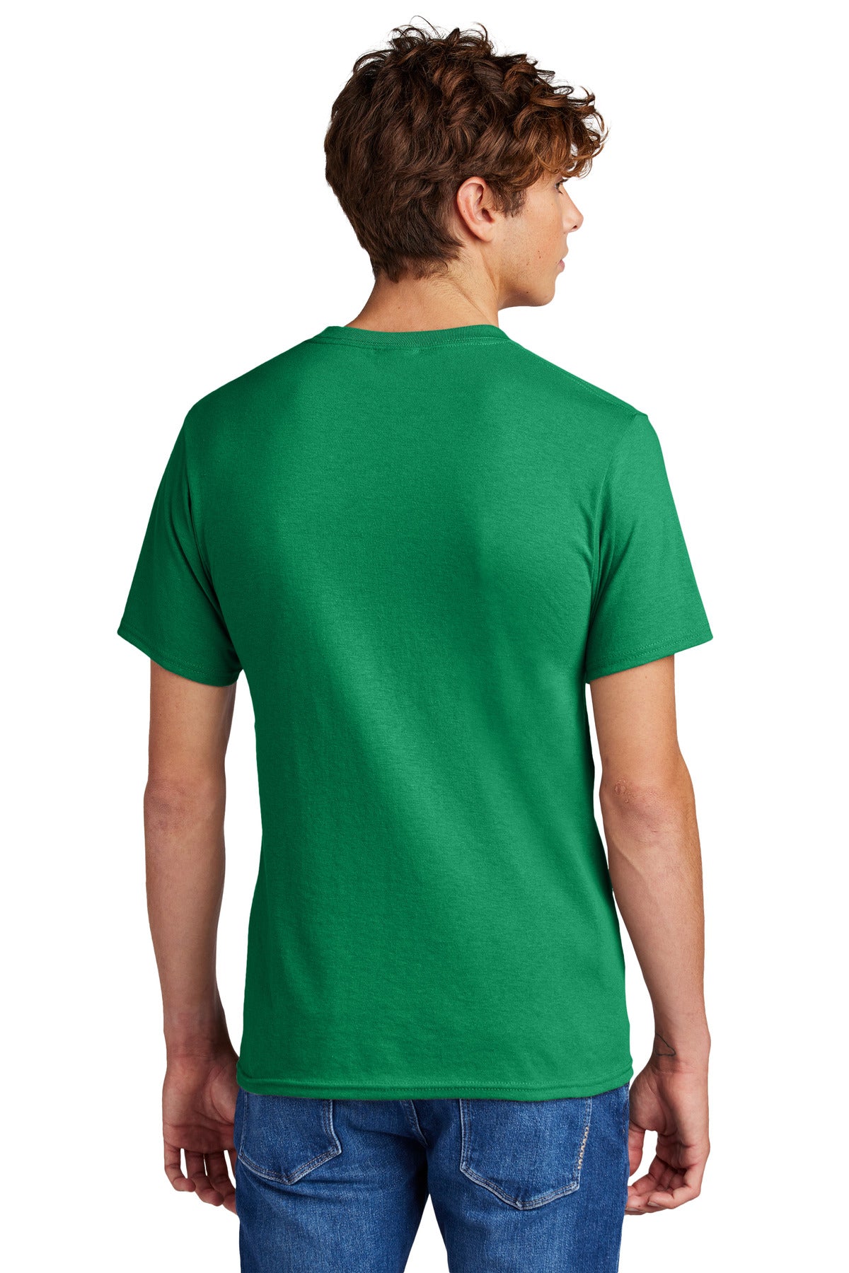 Custom Embroidered Port & Company - Core Blend Tee. PC55,Kelly