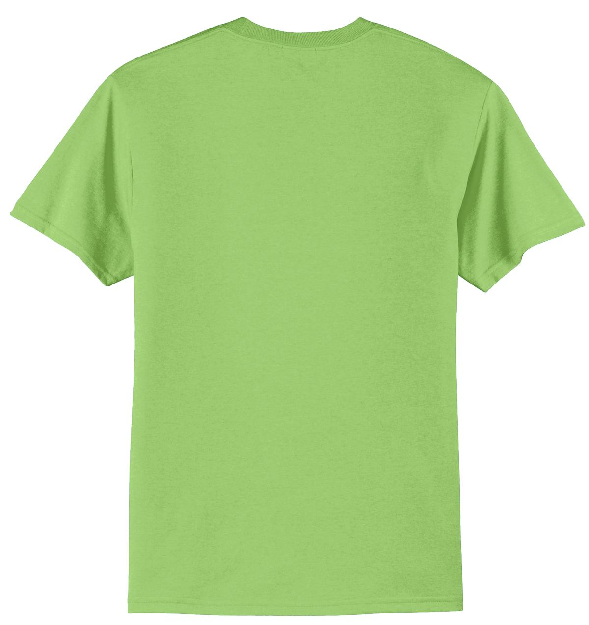 Port & Company - Core Blend Tee. PC55 Lime