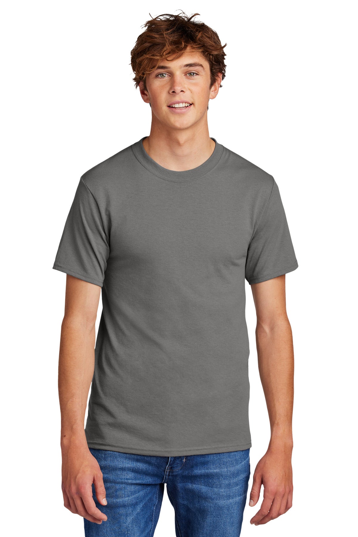 Port & Company - Core Blend Tee. PC55 Medium Grey