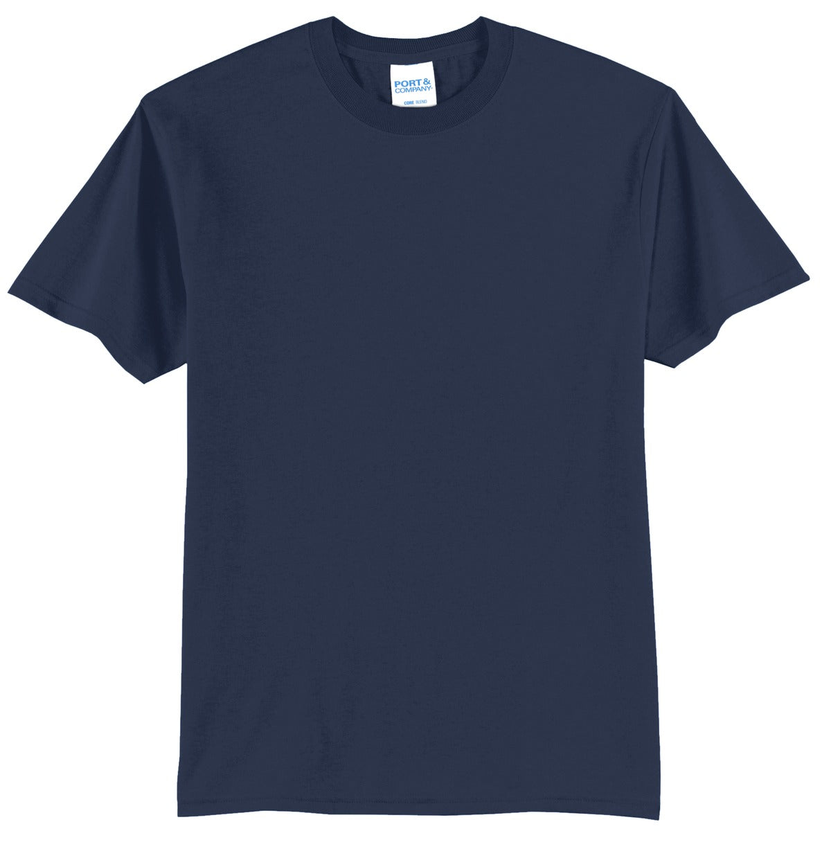 Port & Company - Core Blend Tee. PC55 Navy