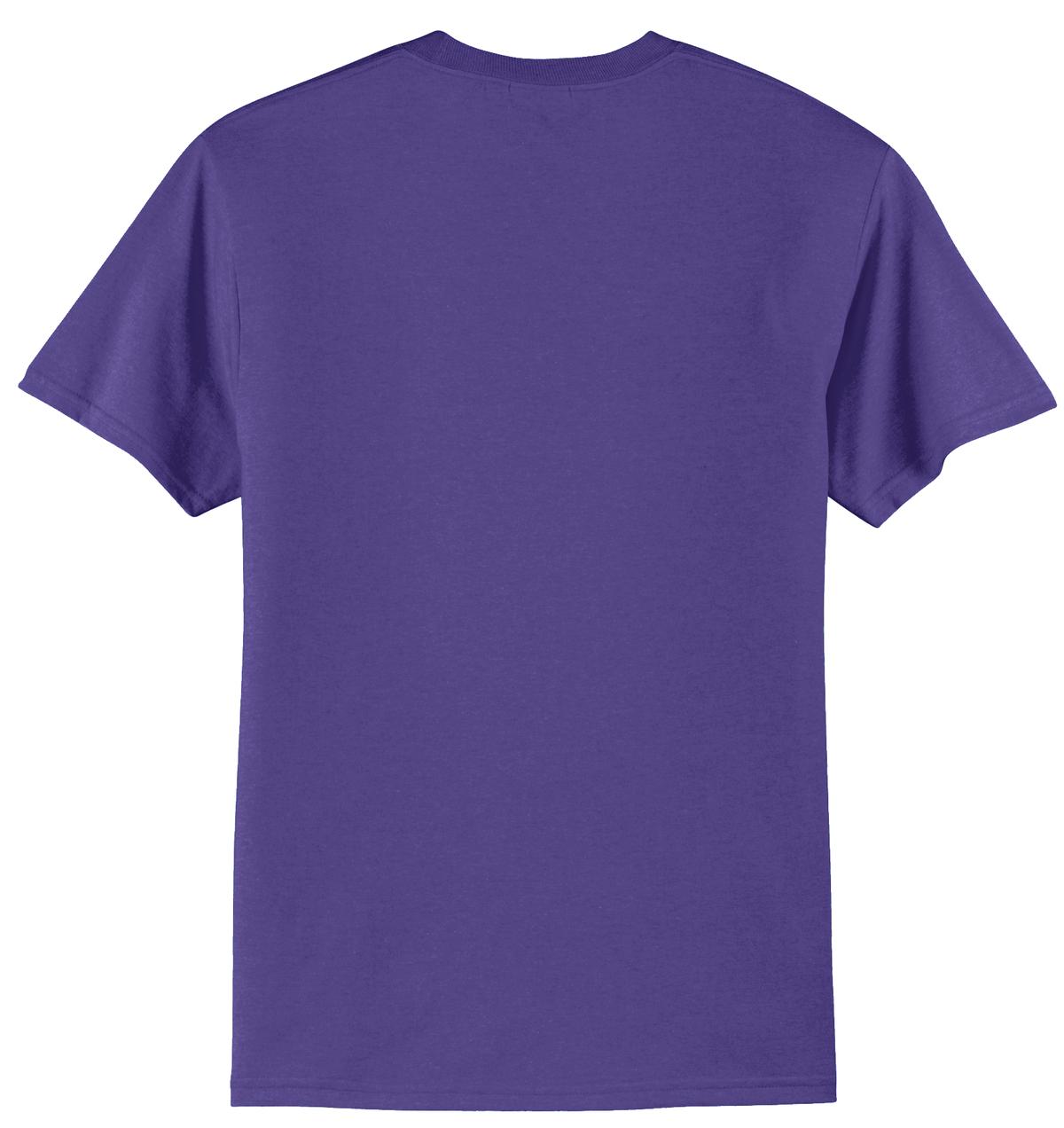Port & Company - Core Blend Tee. PC55 Purple