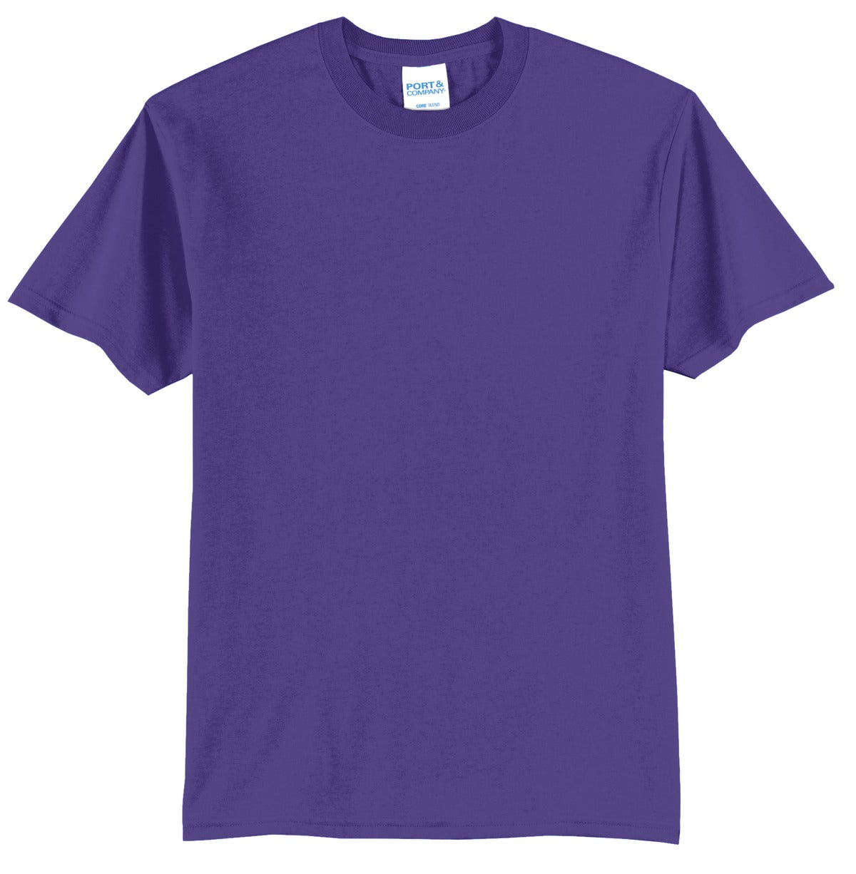 Port & Company - Core Blend Tee. PC55 Purple