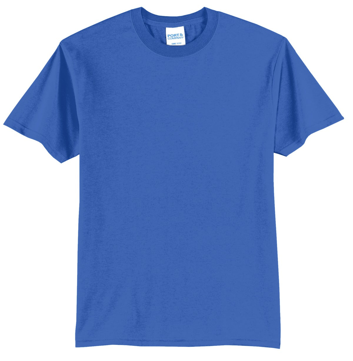 Port & Company - Core Blend Tee. PC55 Royal