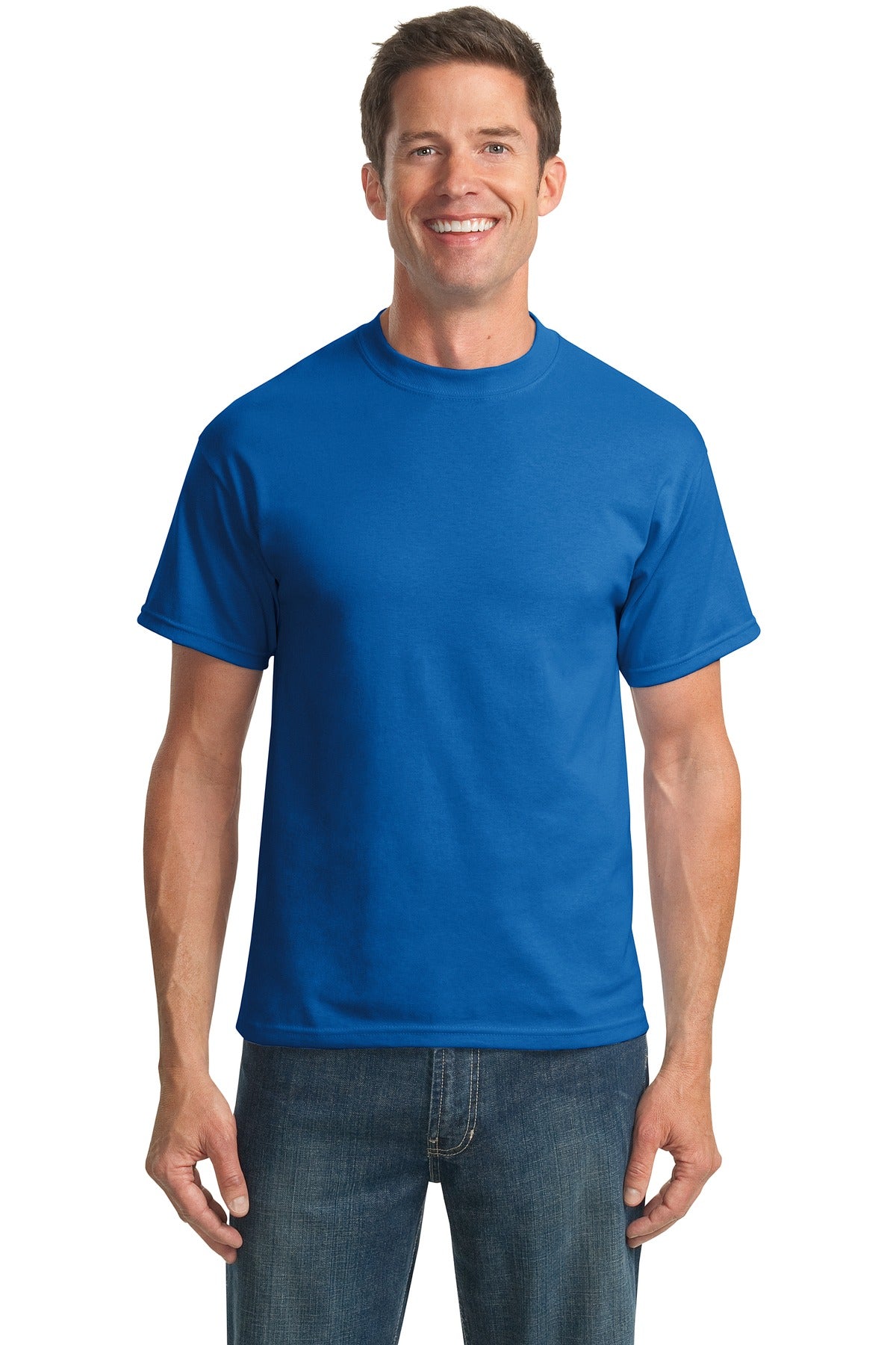 Port & Company Tall Core Blend Tee. PC55T Royal