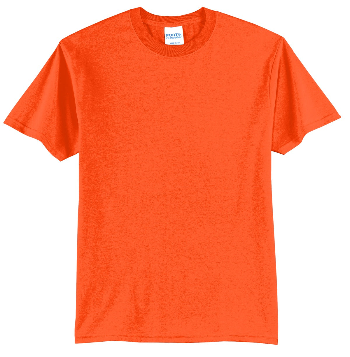 Port & Company - Core Blend Tee. PC55 Safety Orange