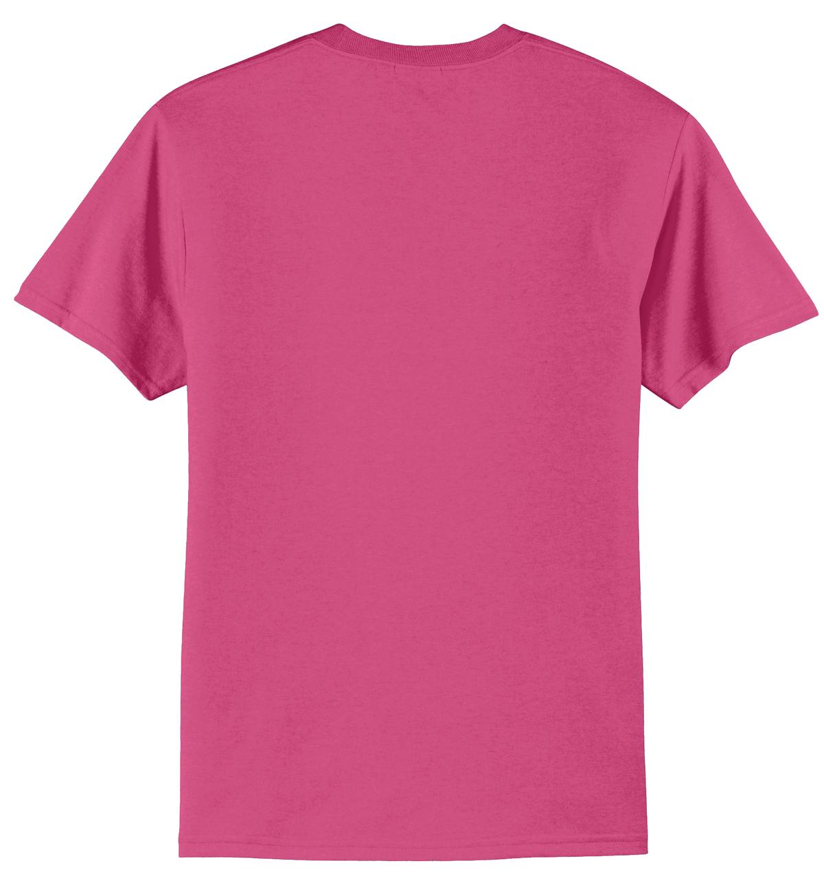 Port & Company - Core Blend Tee. PC55 Sangria