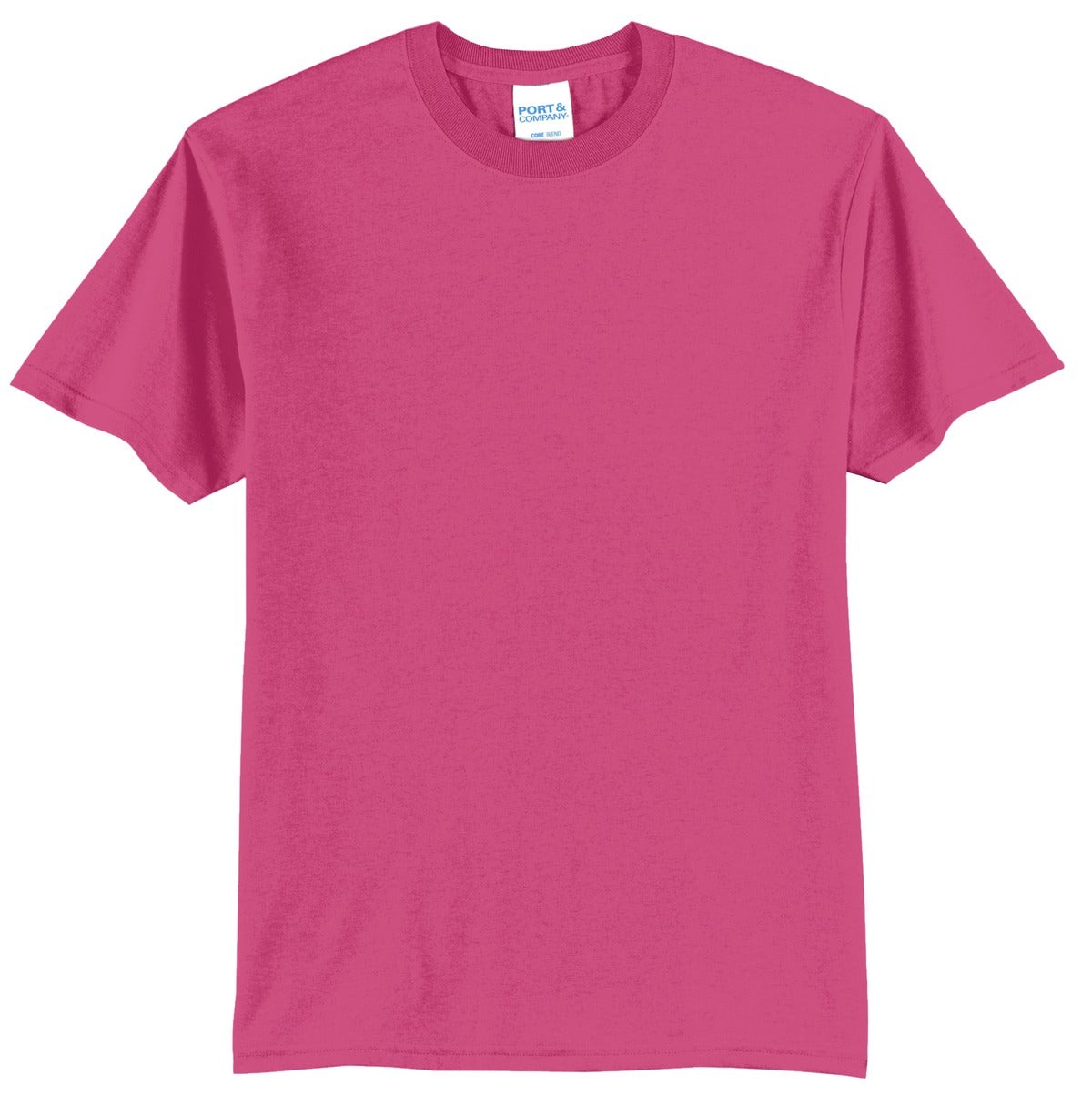 Port & Company - Core Blend Tee. PC55 Sangria