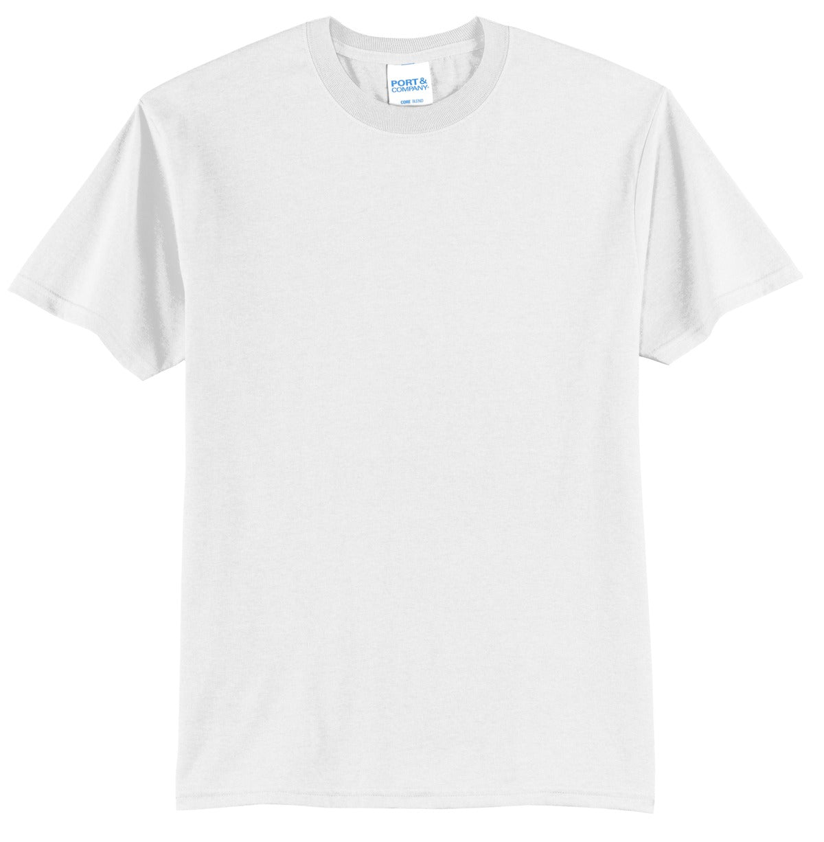 Port & Company - Core Blend Tee. PC55 White