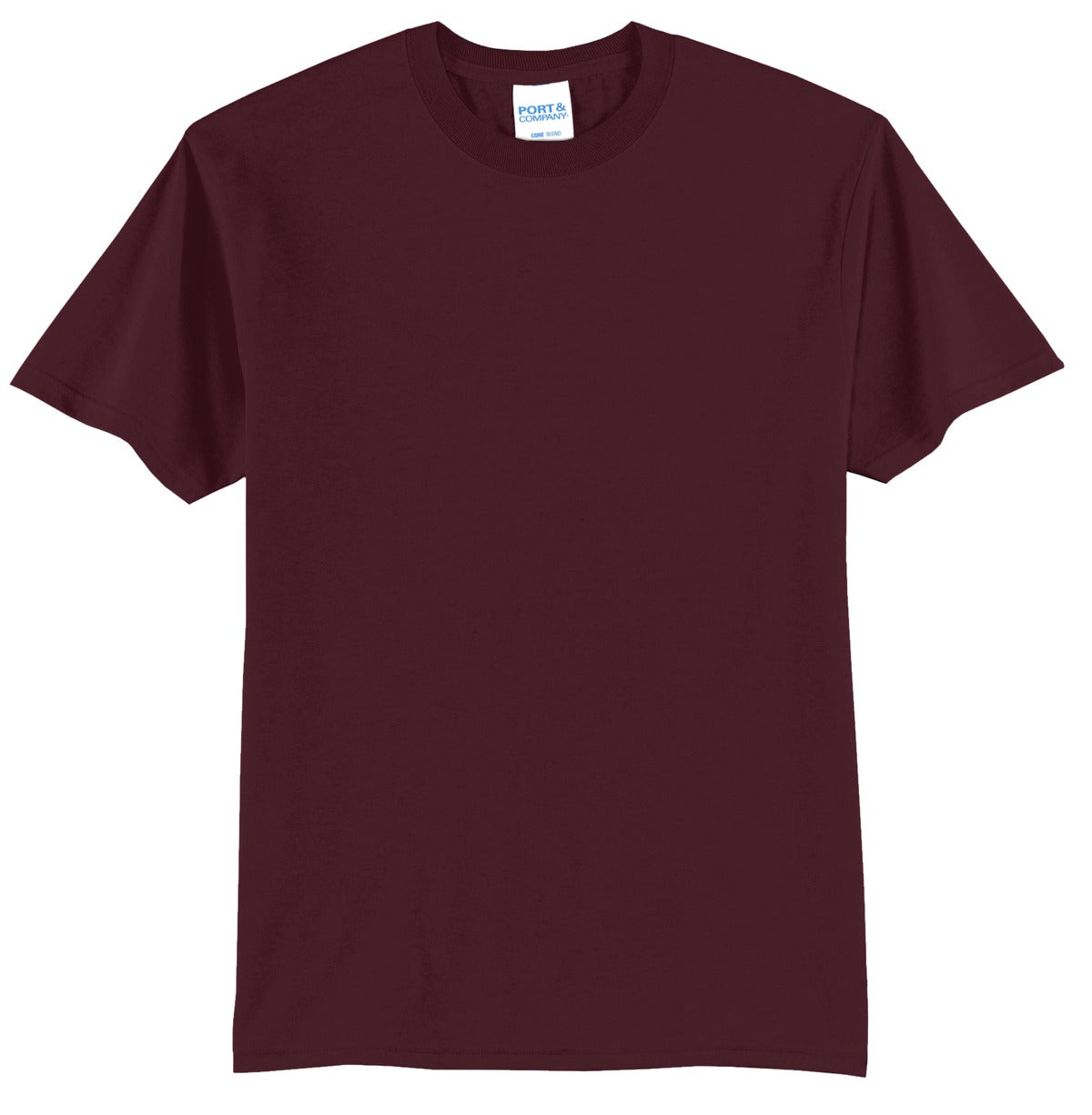 Port & Company - Core Blend Tee. PC55 Athletic Maroon