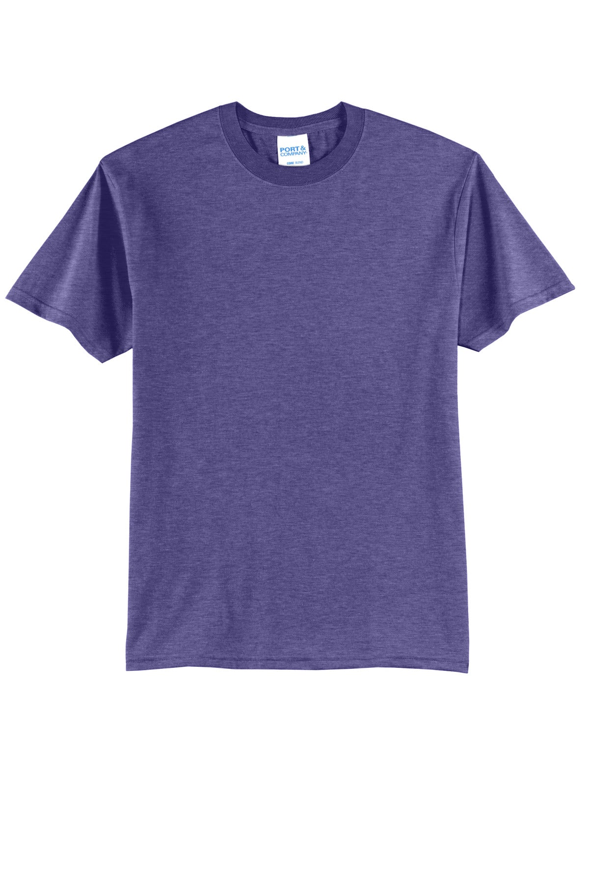 Port & Company - Core Blend Tee. PC55 Heather Purple