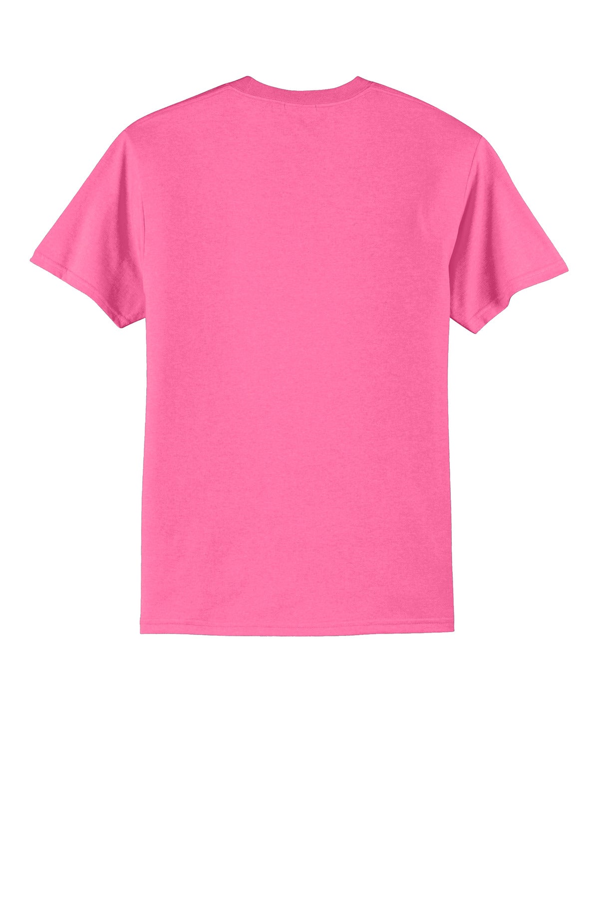 Port & Company - Core Blend Tee. PC55 Neon Pink