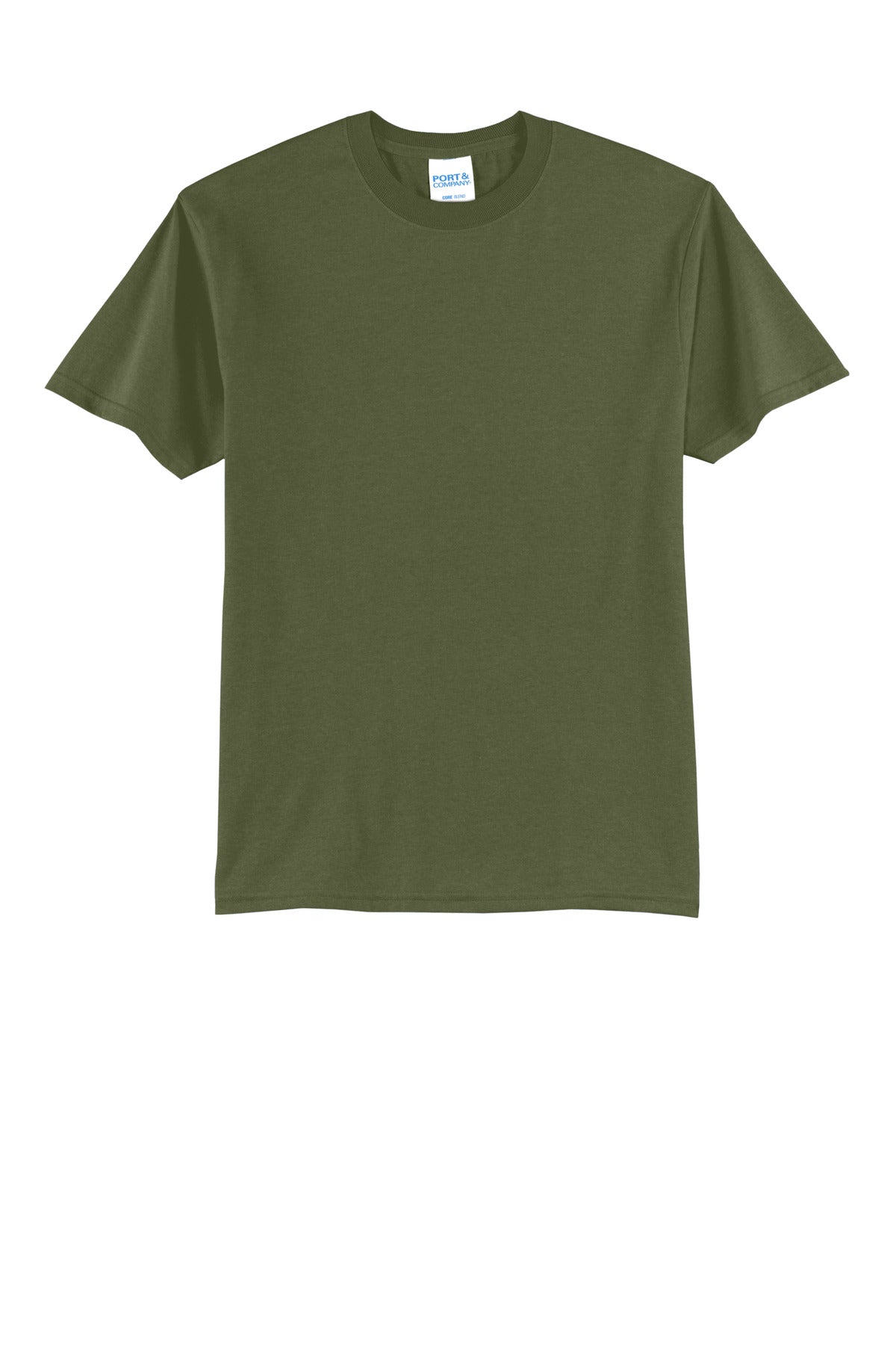 Port & Company - Core Blend Tee. PC55 Olive Drab Green