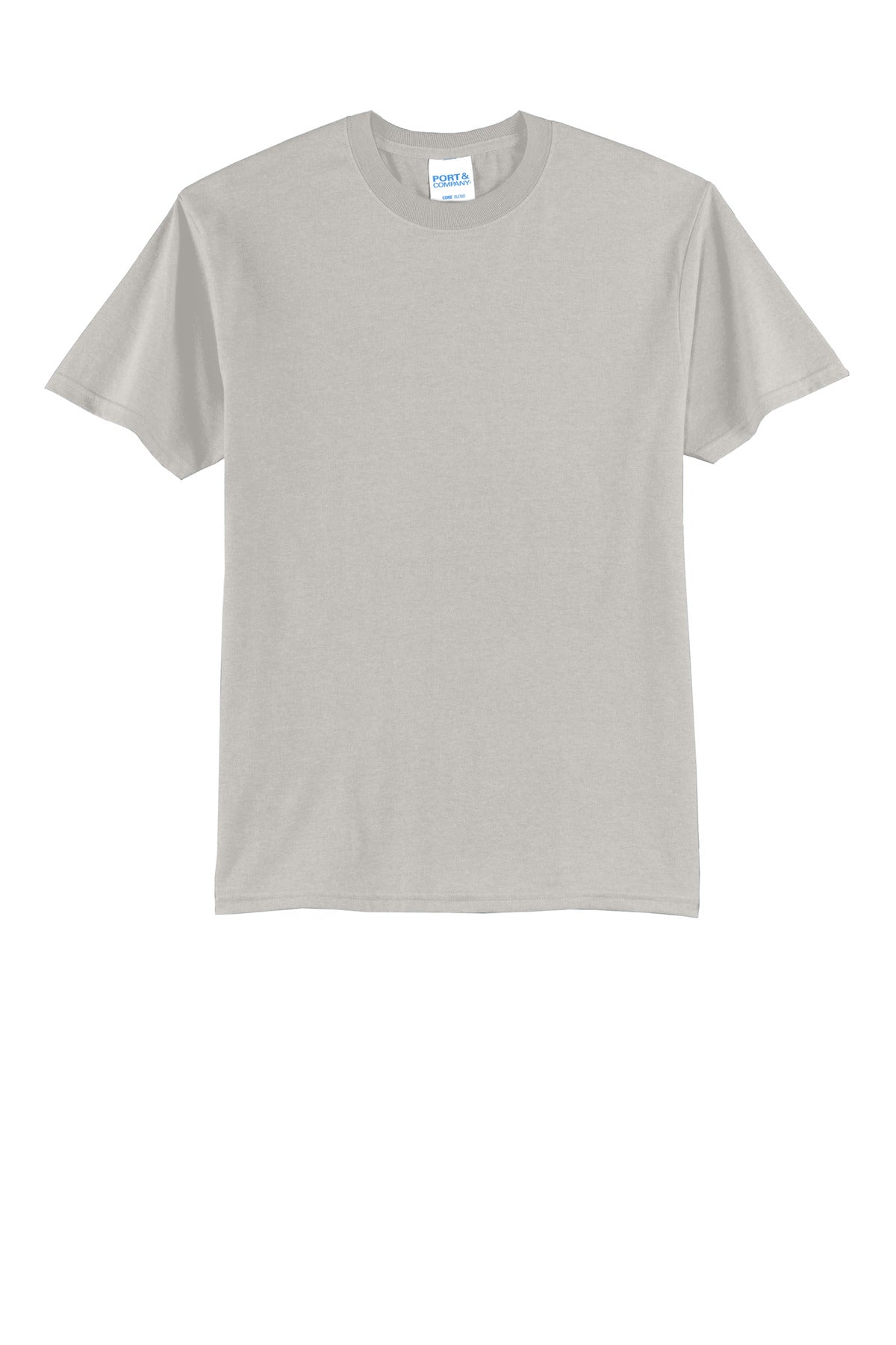 Port & Company - Core Blend Tee. PC55 Silver