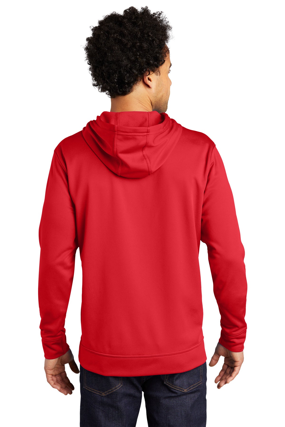 Custom Embroidered Port & Company Performance Fleece Pullover Hooded Sweatshirt. PC590H,Red