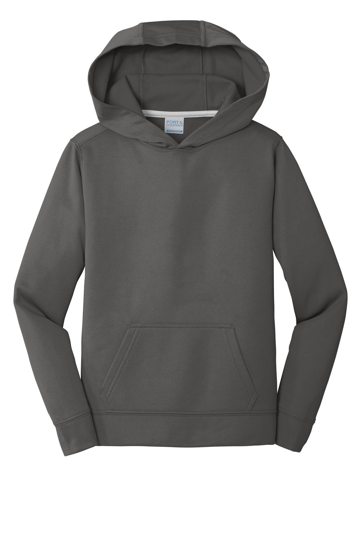 Port & CompanyYouth Performance Fleece Pullover Hooded Sweatshirt. PC590YH