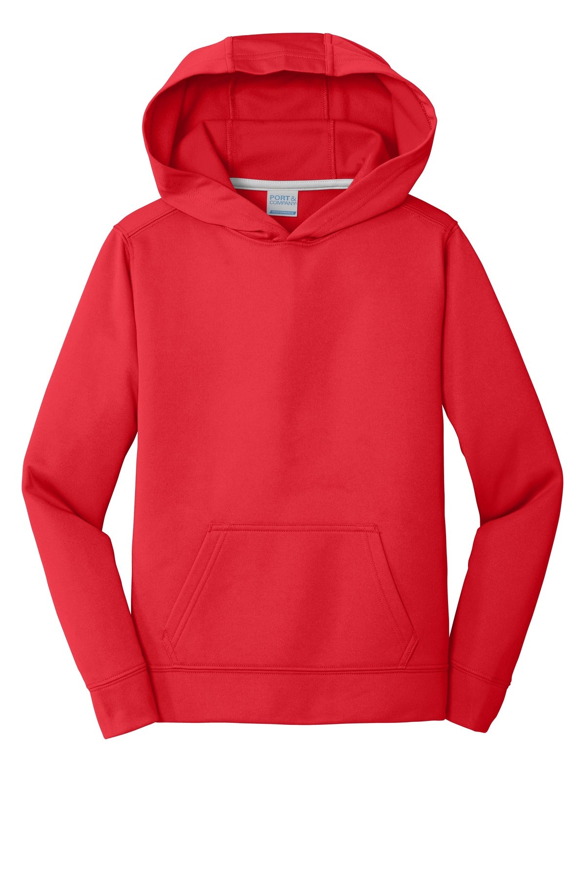 Port & CompanyYouth Performance Fleece Pullover Hooded Sweatshirt. PC590YH