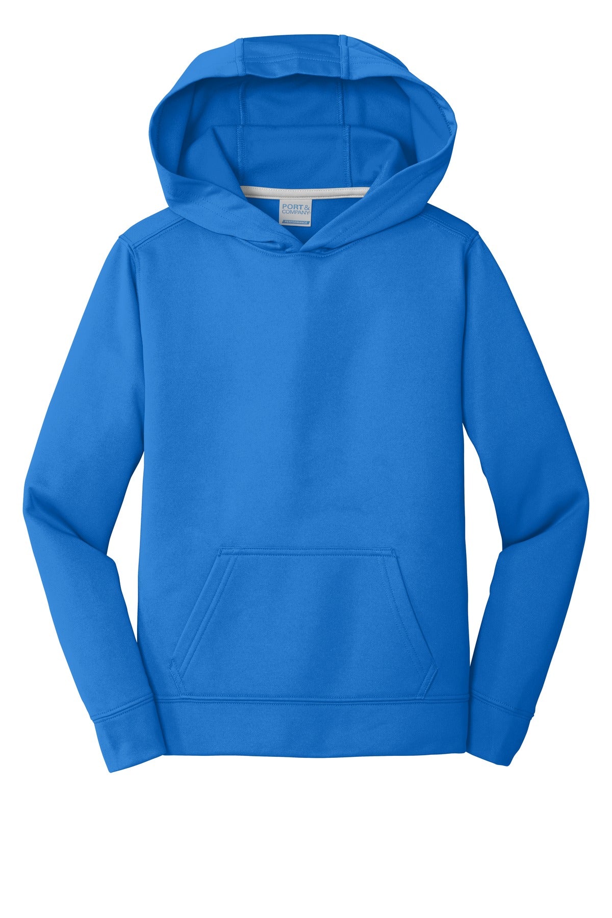 Port & CompanyYouth Performance Fleece Pullover Hooded Sweatshirt. PC590YH