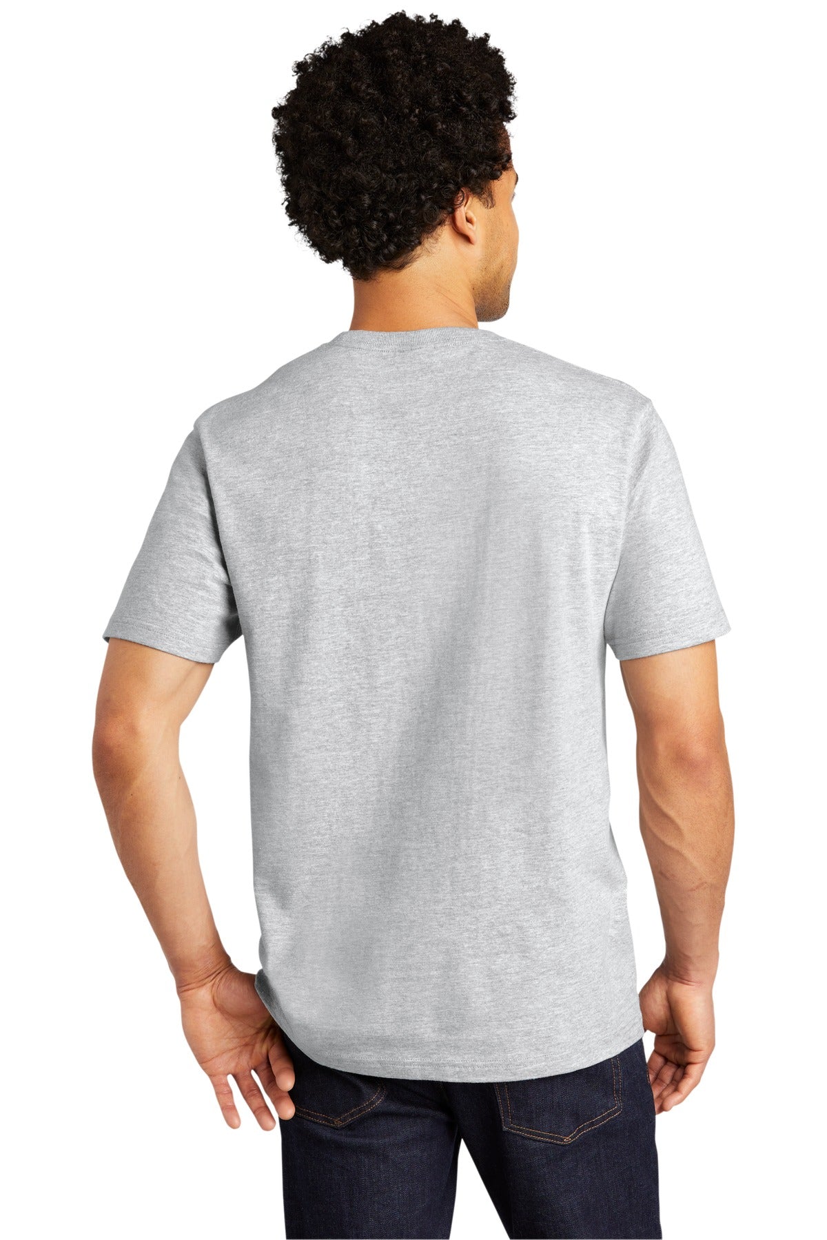 Custom Embroidered Port & Company Bouncer Pocket Tee PC600P,Ash