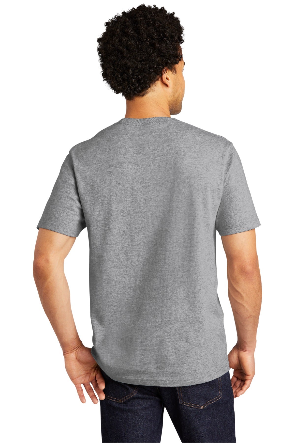 Custom Embroidered Port & Company Bouncer Pocket Tee PC600P,Athletic Heather