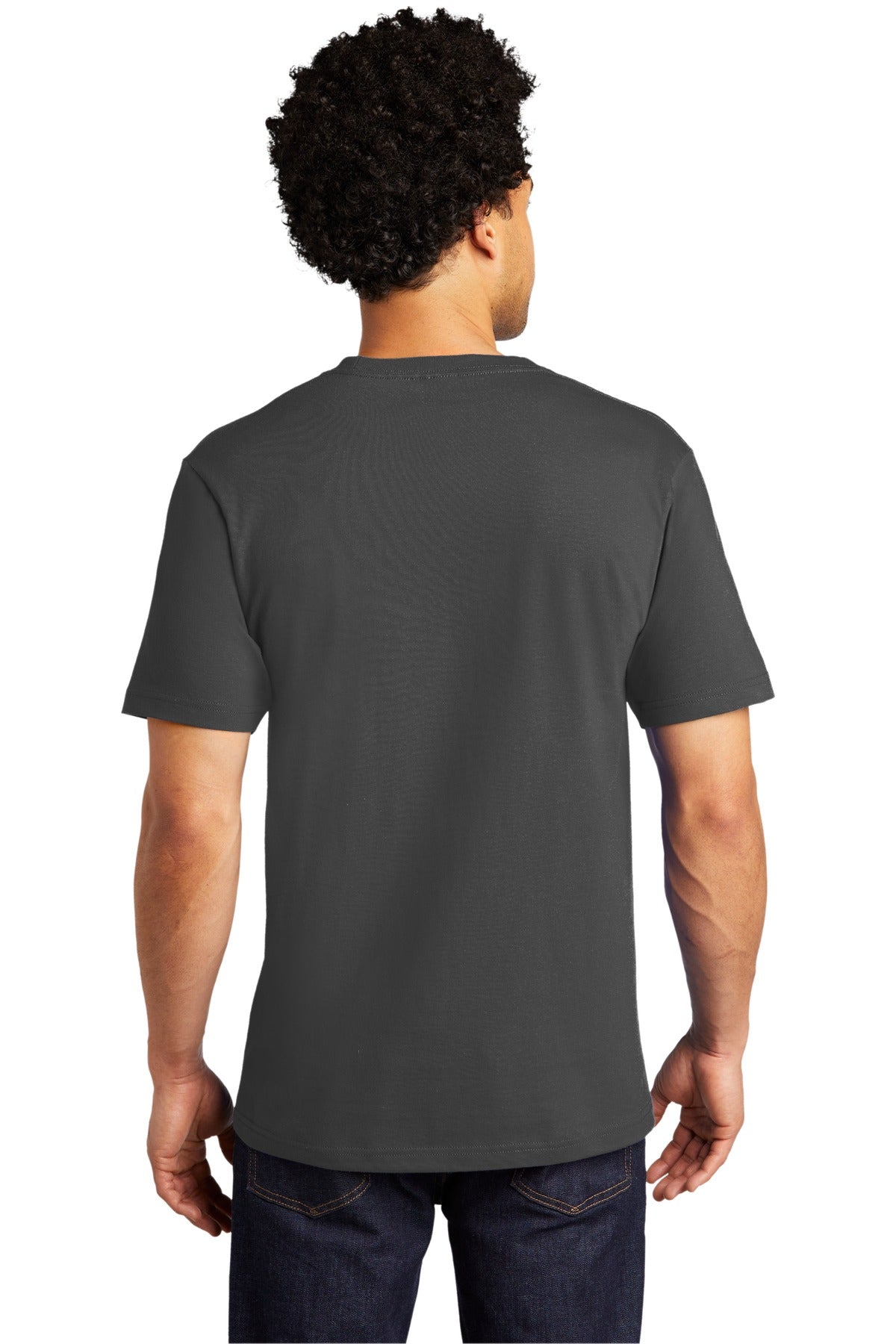 Custom Embroidered Port & Company Bouncer Pocket Tee PC600P,Coal Grey