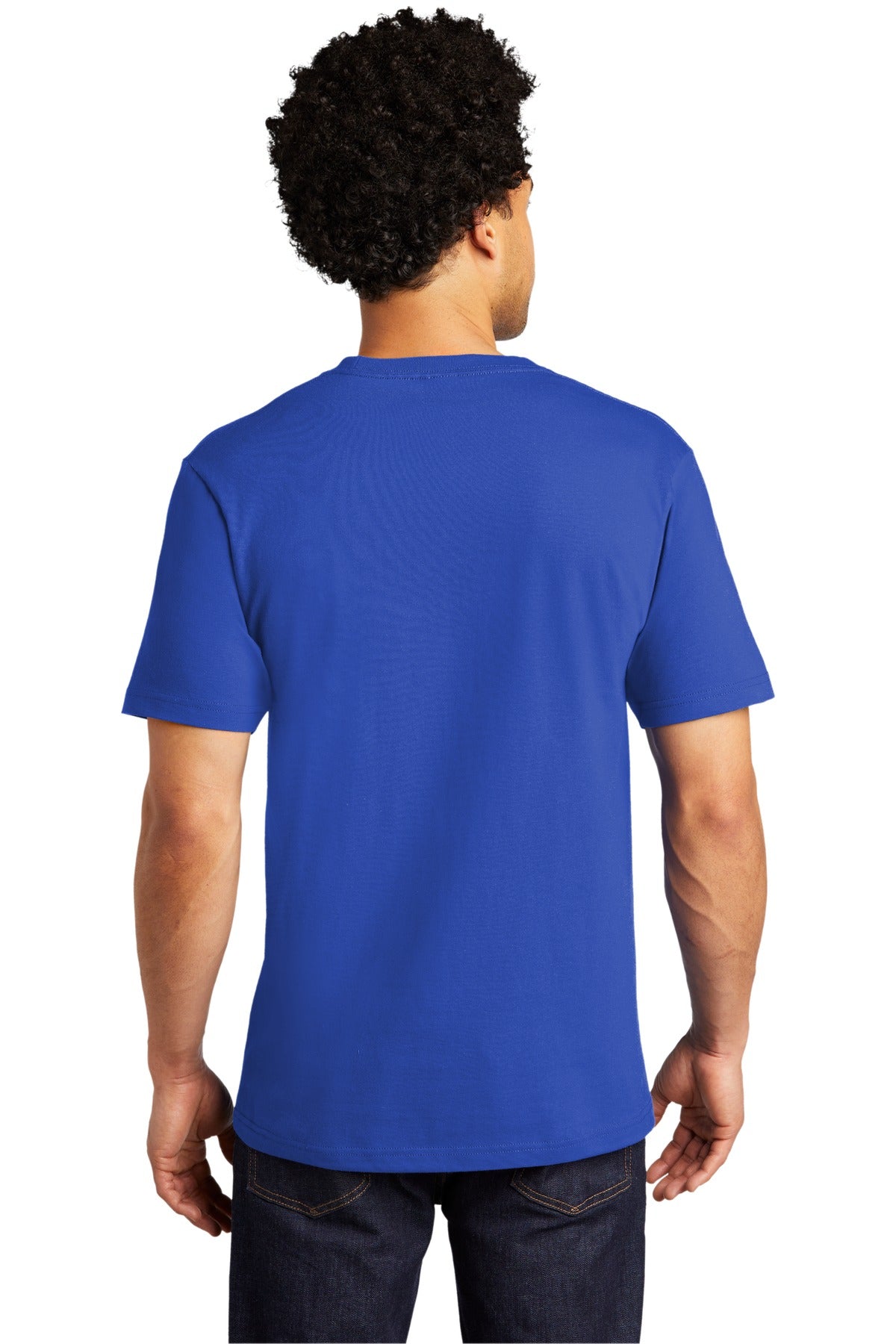 Custom Embroidered Port & Company Bouncer Pocket Tee PC600P,True Royal