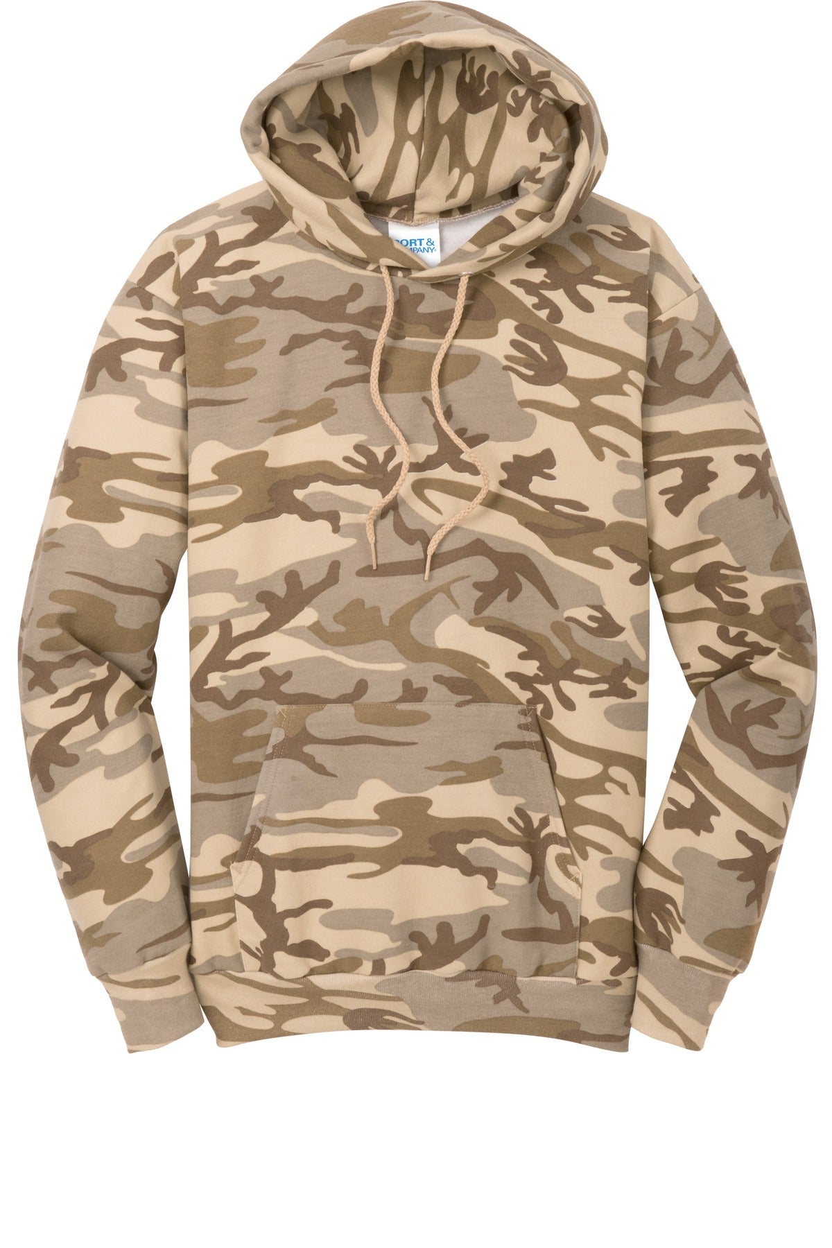 Port & Company Core Fleece Camo Pullover Hooded Sweatshirt. PC78HC
