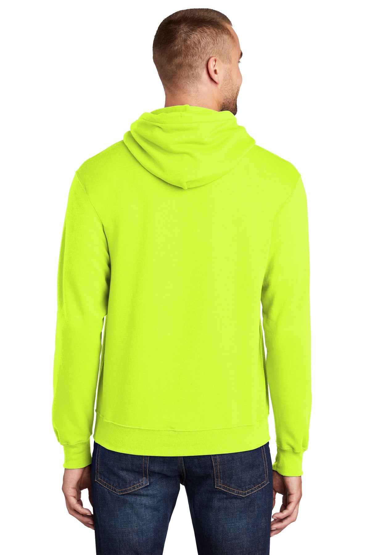 Custom Embroidered Port & Company Tall Core Fleece Pullover Hooded Sweatshirt PC78HT,S. Green