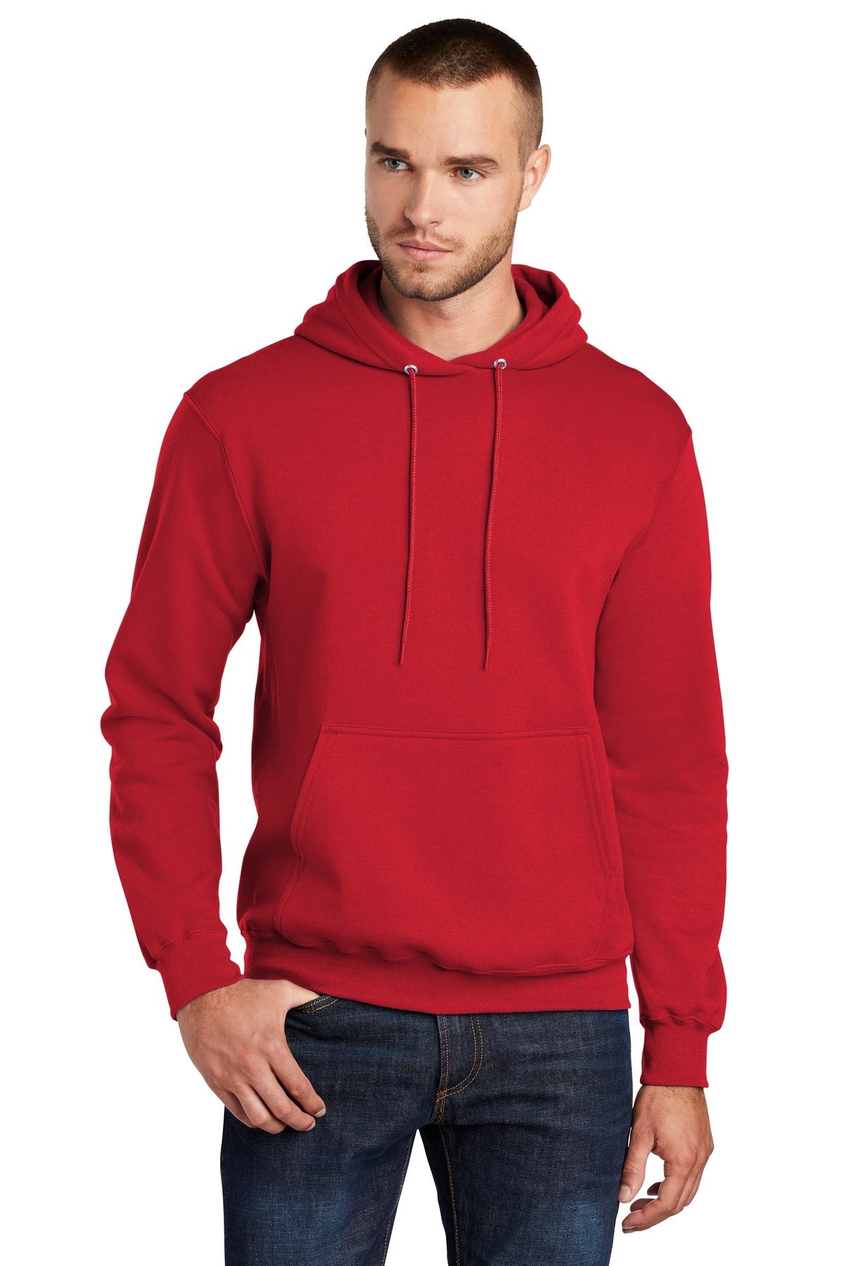 Port & Company Tall Core Fleece Pullover Hooded Sweatshirt PC78HT