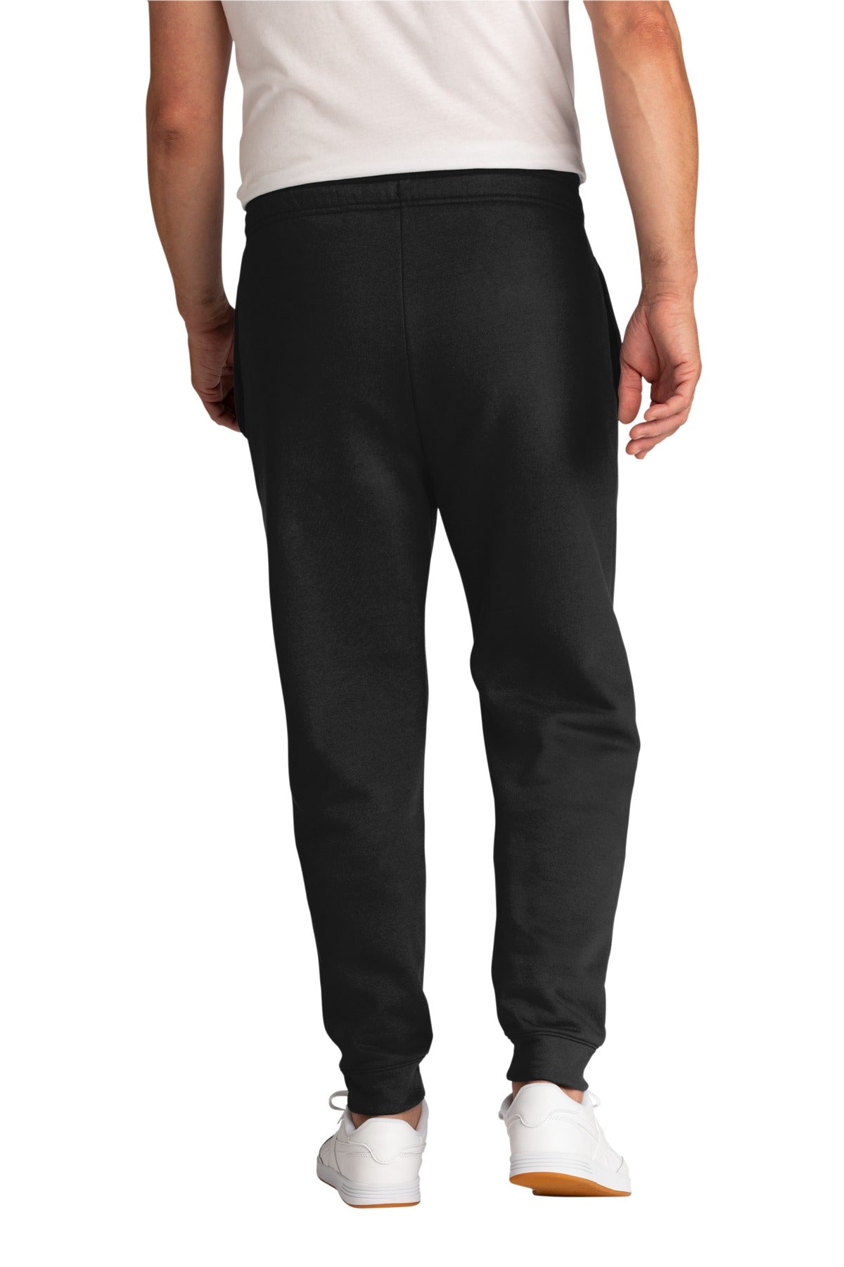 Custom Embroidered Port & Company Core Fleece Jogger. PC78J,Jet Black