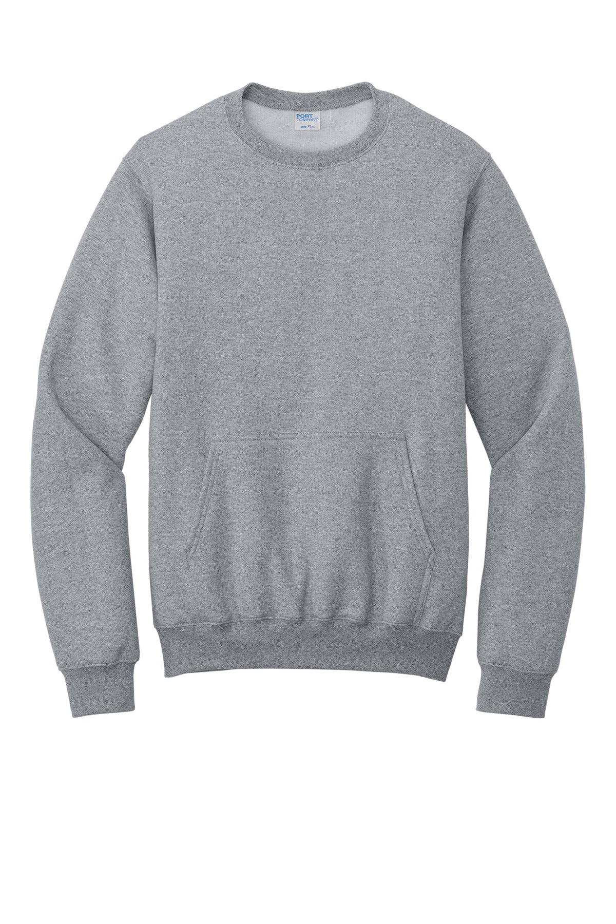 Port & Company Core Fleece Crewneck Pocket Sweatshirt PC78PKT
