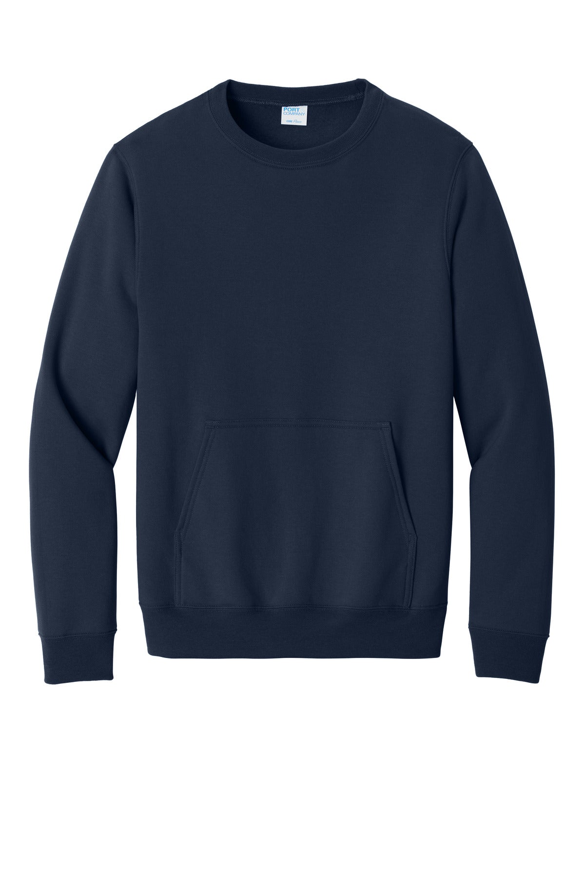 Port & Company Core Fleece Crewneck Pocket Sweatshirt PC78PKT