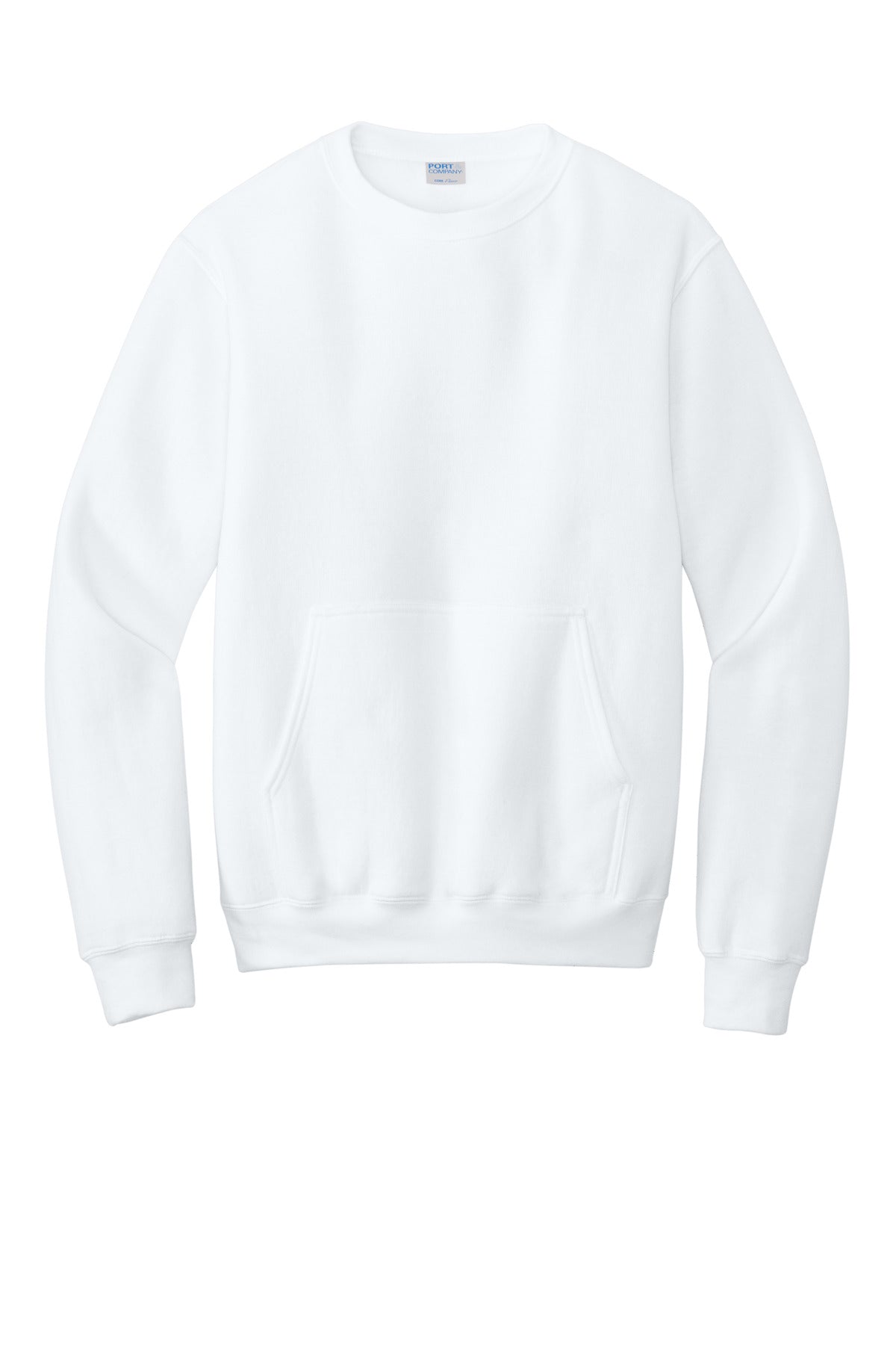Port & Company Core Fleece Crewneck Pocket Sweatshirt PC78PKT
