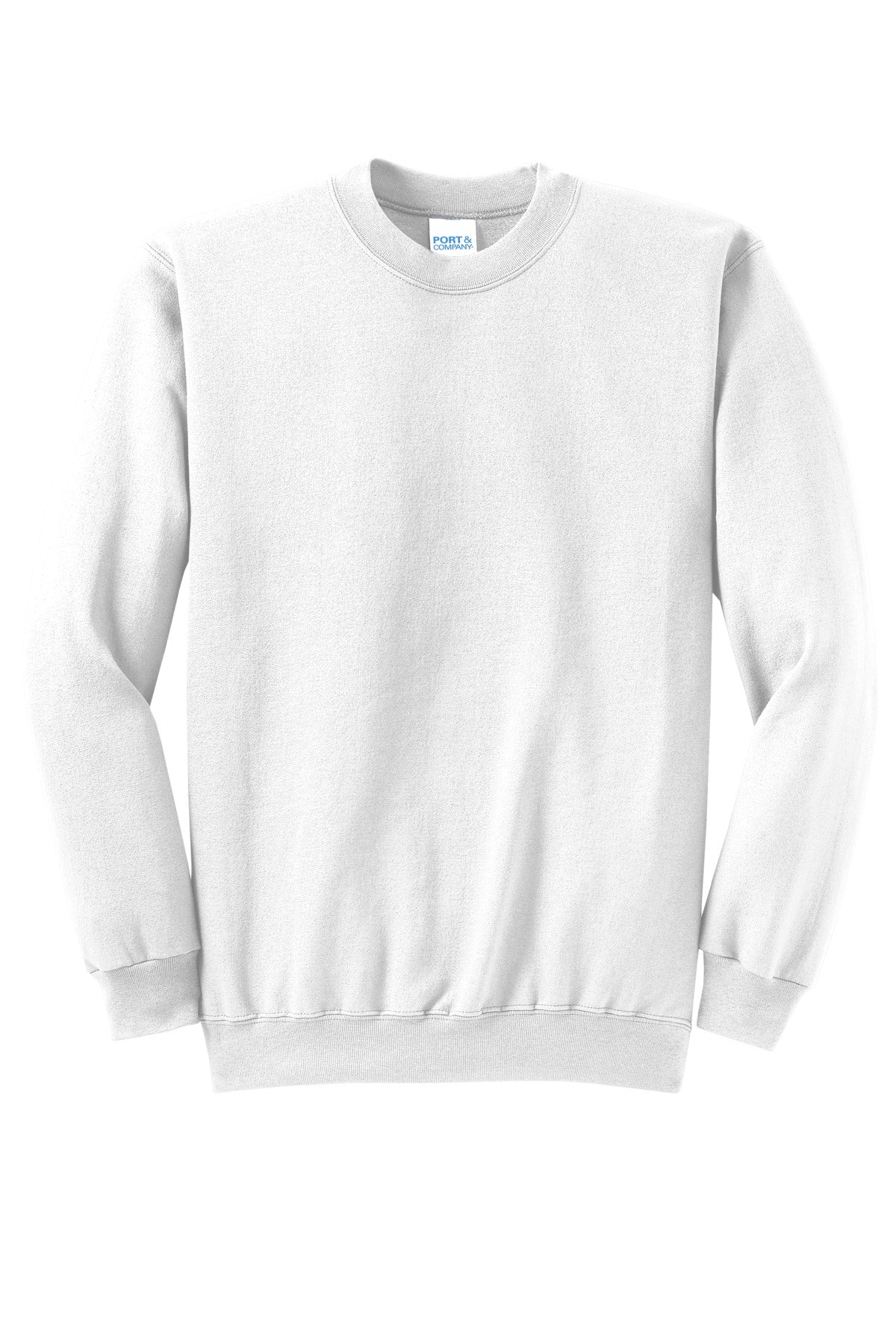 Port & Company - Core Fleece Crewneck Sweatshirt. PC78 White