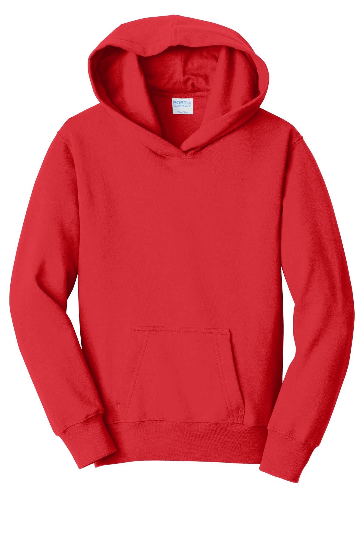 Port & Company Youth Fan Favorite Fleece Pullover Hooded Sweatshirt. PC850YH