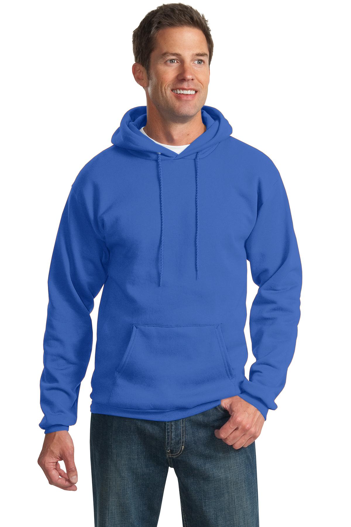 Port & Company Tall Essential Fleece Pullover Hooded Sweatshirt. PC90HT