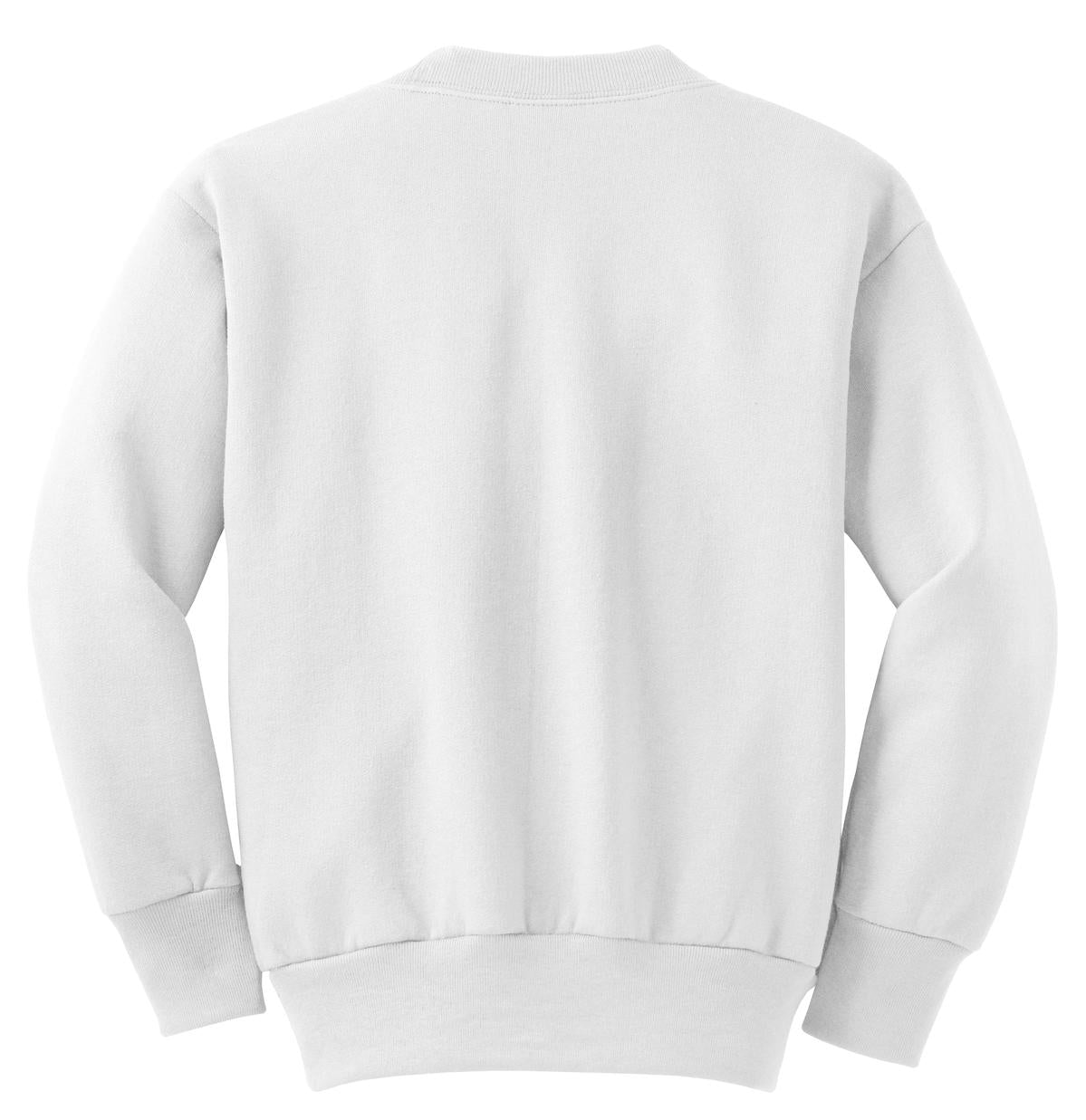 Port & Company Youth Core Fleece Crewneck Sweatshirt. PC90Y