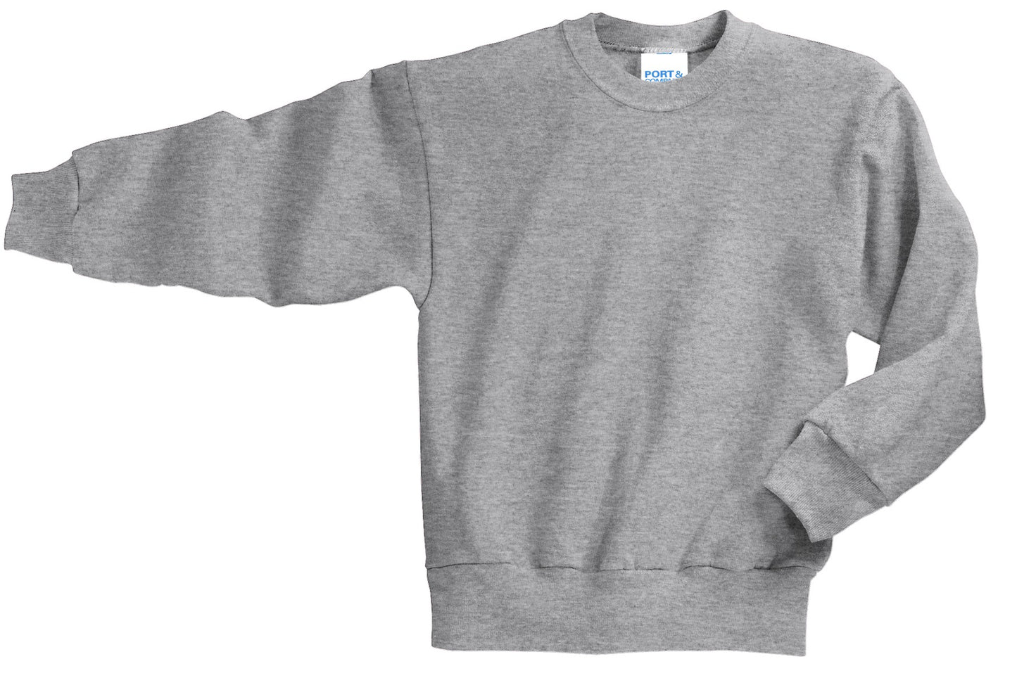Port & Company Youth Core Fleece Crewneck Sweatshirt. PC90Y