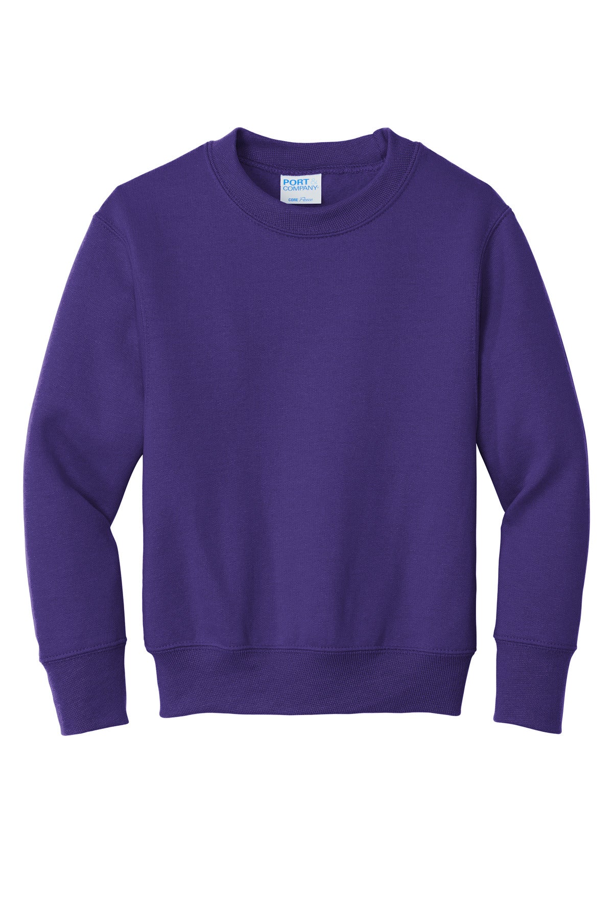 Port & Company Youth Core Fleece Crewneck Sweatshirt. PC90Y