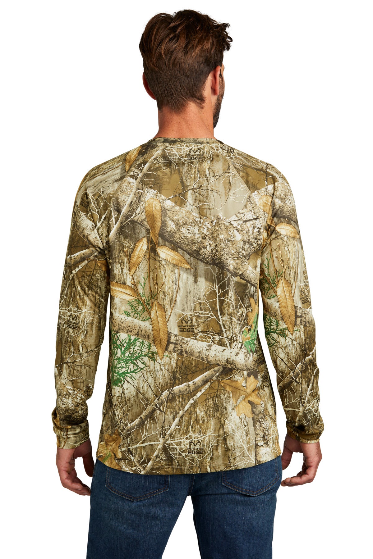 Custom Embroidered Russell Outdoors Realtree Performance Long Sleeve Tee RU150LS,Realtree Edge