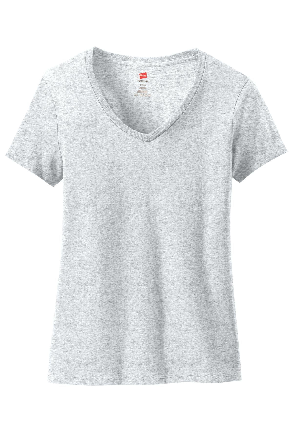 Hanes Women's Perfect-T Cotton V-Neck T-Shirt. S04V