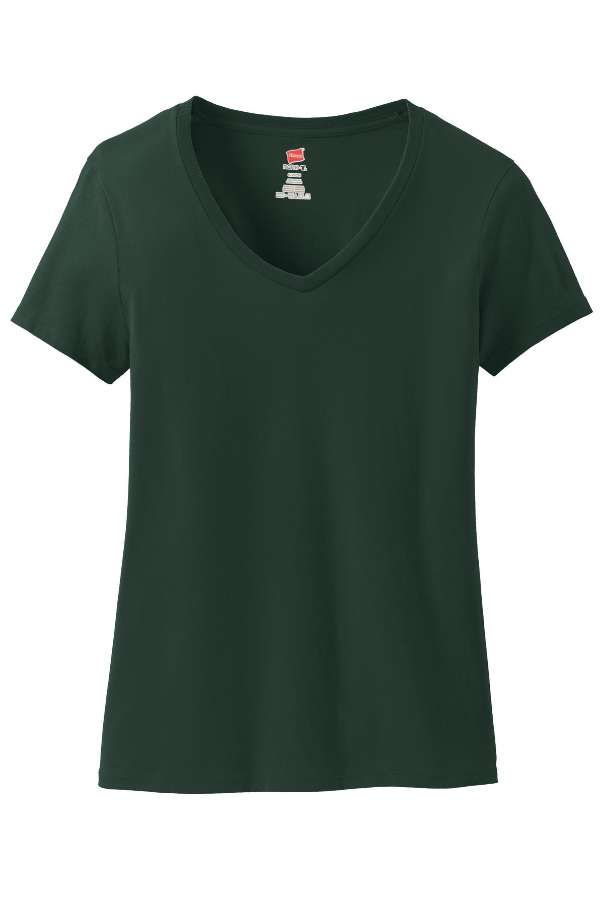 Hanes Women's Perfect-T Cotton V-Neck T-Shirt. S04V
